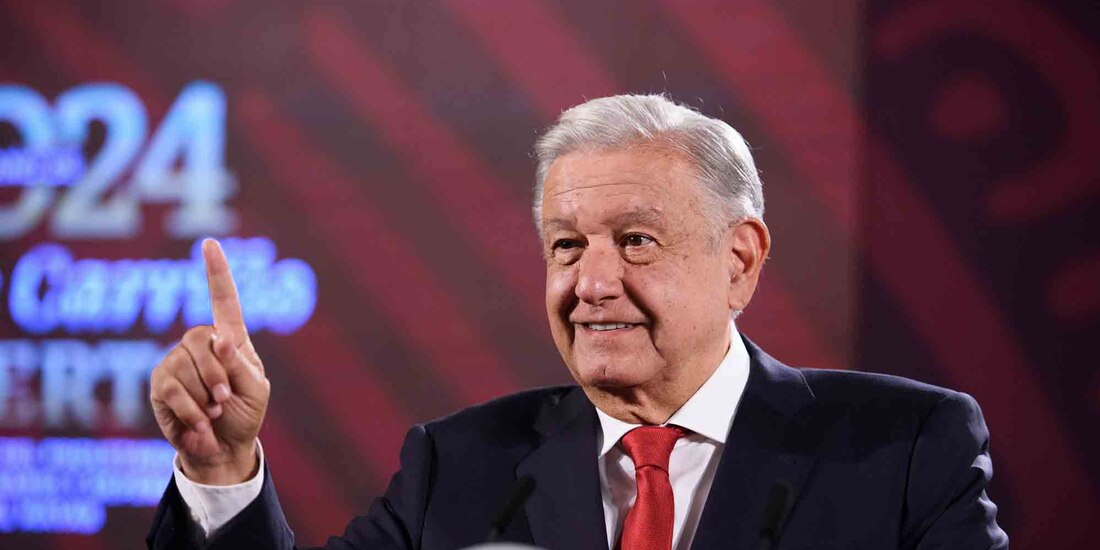 El Presidente Andrés Manuel López Obrador.