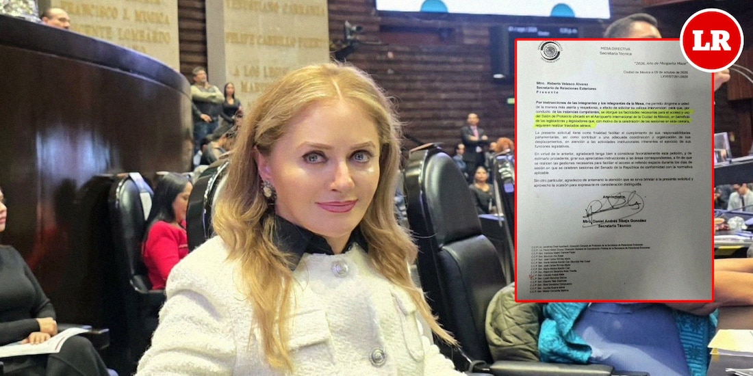 Senadora Claudia Anaya Mota, del PRI, exhibió la supuesta petición a la Cancillería.