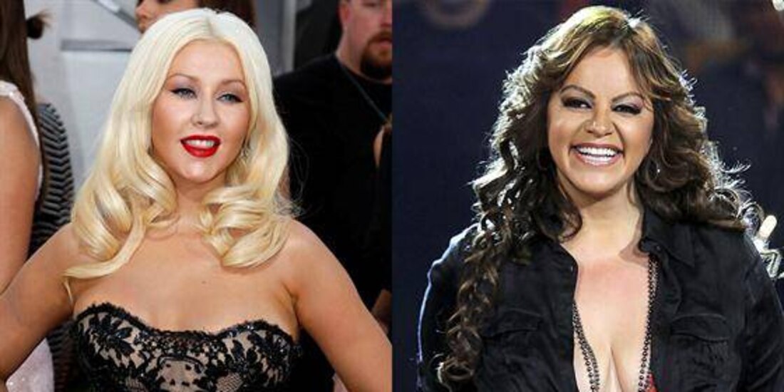Christina Aguilera y Jenni Rivera