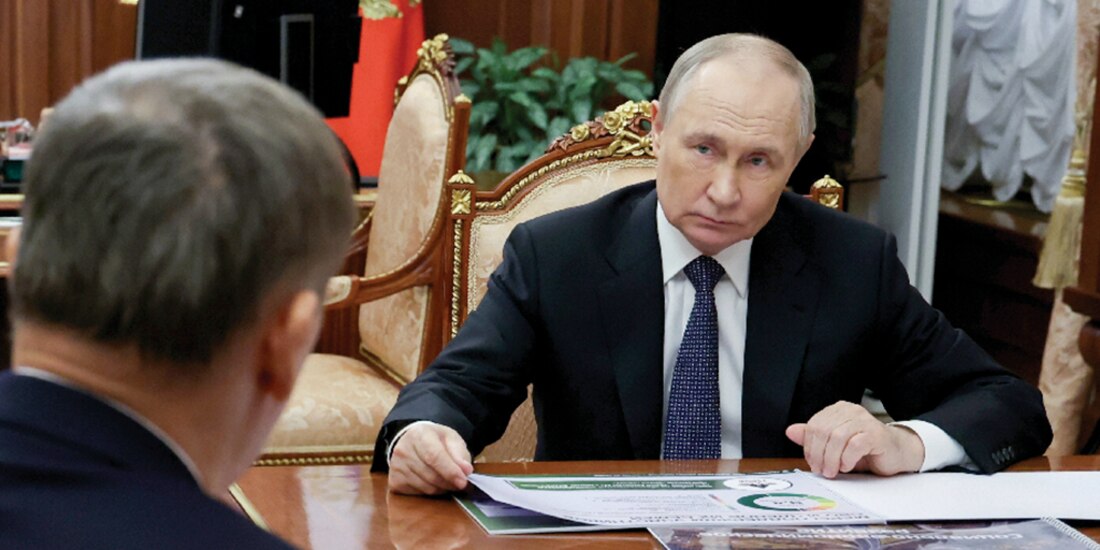 El presidente ruso Vladimir Putin, ayer, en Moscú.