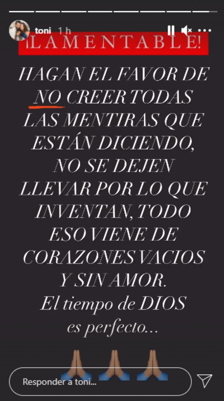 El mensaje de Toni Costa