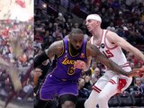 Unos aficionados organizaron una fiesta con strippers mientras se llevaba a cabo el partido de NBA entre Bulls y Lakers.
