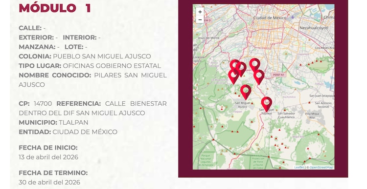 Cómo ubicar el módulo de registro de la credencial del Servicio Universal de Salud