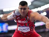 El mexicano Uziel Muñoz compite en la final de impulso de bala de los Juegos Olímpicos, el sábado 3 de agosto de 2024, en Saint-Denis, Francia.