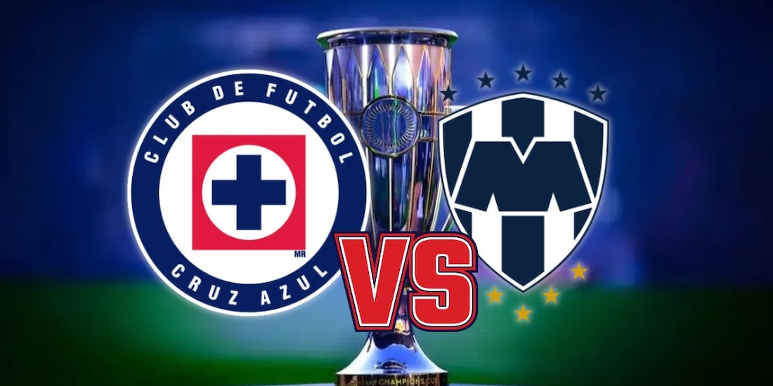 Cruz Azul vs Monterrey por lo octavos de final de la Concachampions.