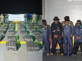 Marina detecta lancha con 39 bultos de cocaína