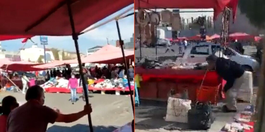 Enfrentamiento entre comerciantes desata balacera en Cuautitlán Izcalli.