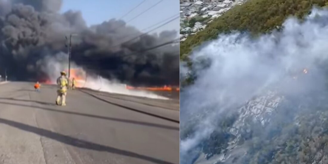 Las autoridades trabajan con la Conafor para sofocar las llamas y mitigar los efectos en la calidad del aire.