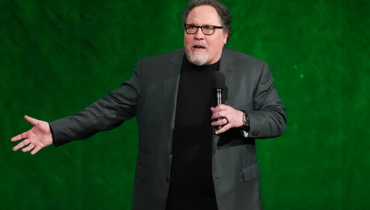 Jon Favreau, director de la película Star Wars: The Mandalorian and Grogu, el jueves en la CineCon