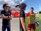 Memo Ochoa conoció a sus compañeros en el AVS SAD, su nuevo equipo en Europa.