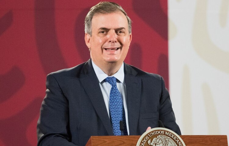 El secretario de Relaciones Exteriores, Marcelo Ebrard.