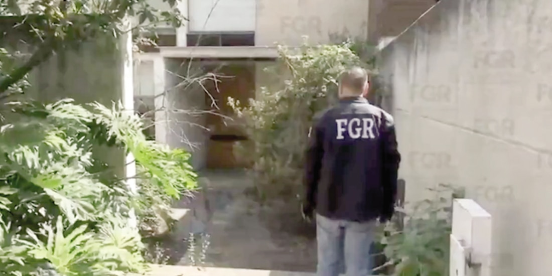 Aspecto de la mansión propiedad de Emilio Lozoya, en la alcaldía Miguel Hidalgo, en video difundido por la FGR, ayer