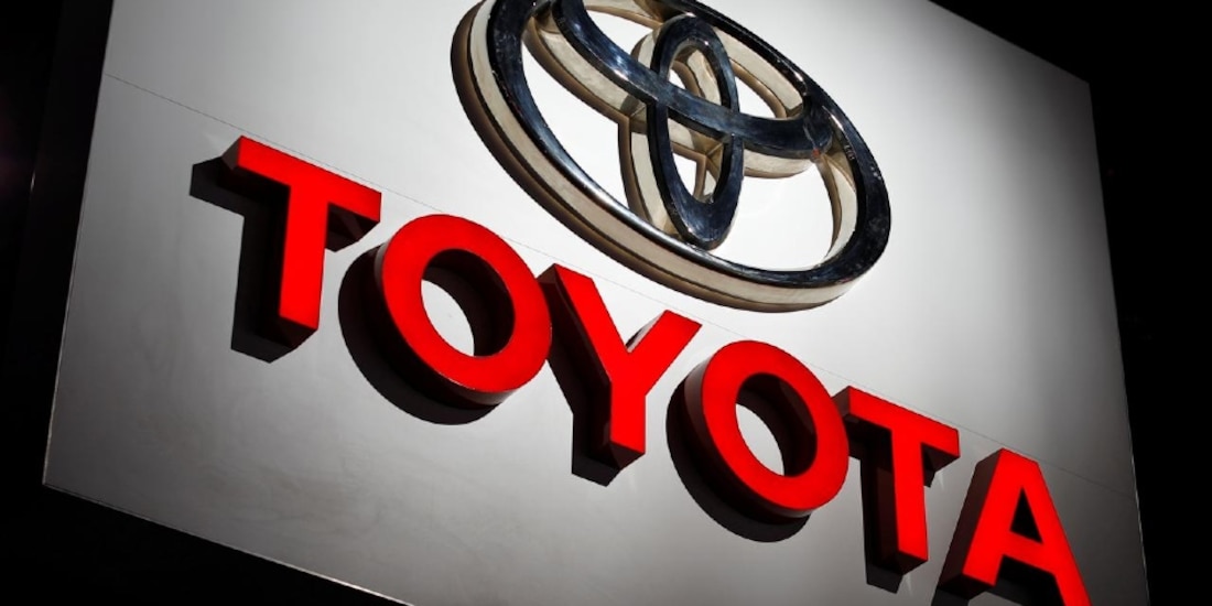 En la imagen, el logotipo de Toyota.