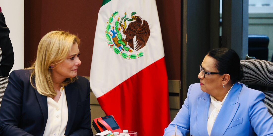 Maru Campos descarta diálogo sobre adeudo de agua con EU; Segob coordina proyectos con estados.