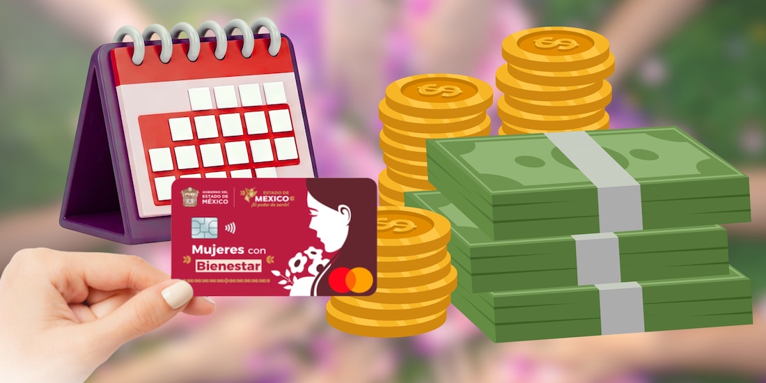 Calendario de pago junio Mujeres con Bienestar Edomex