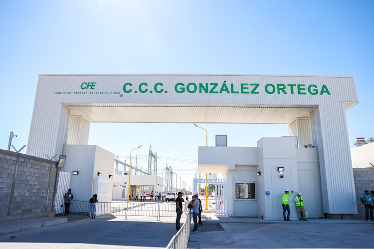 La Central de Ciclo Combinado González Ortega en Mexicali, Baja California.