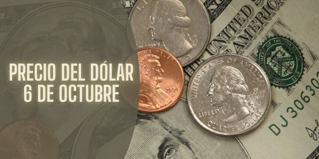 Este es el precio del dólar hoy 6 de octubre de 2024.