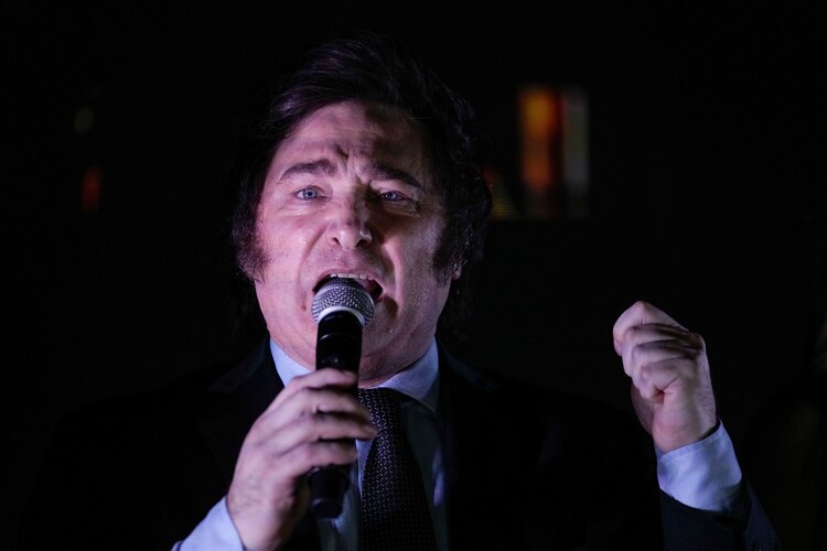 Javier Milei ganó notoriedad por su discurso en medios de comunicación.