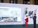 La Presidenta de México Claudia Sheinbaum en Palacio Nacional.