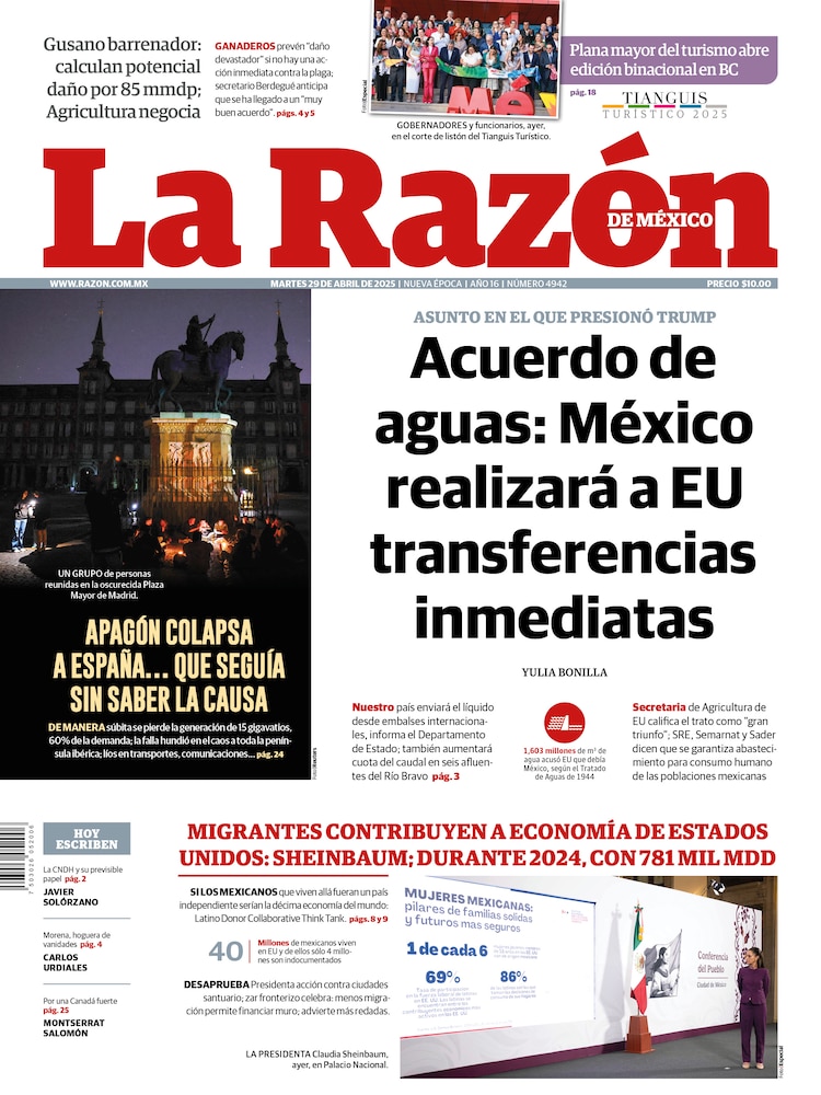 La Razón 29 abril 2025