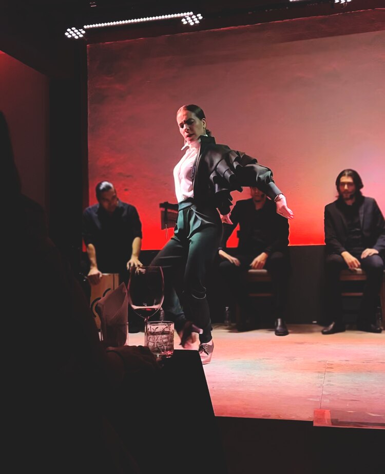 María Juncal en el Juncal Tablao Flamenco.