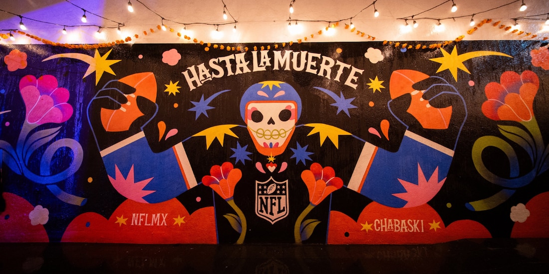 "NFL hasta la muerte" es la exposición de la NFL en Casa Colours.