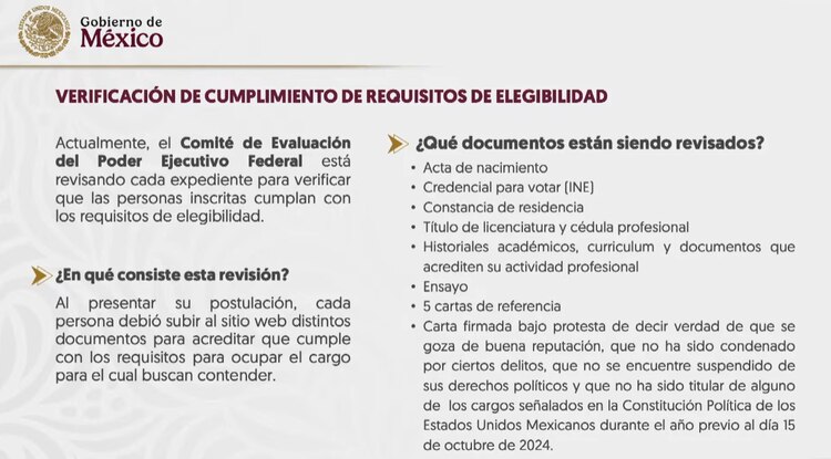 Estos son los requisitos de elegibilidad para la elección judicial.