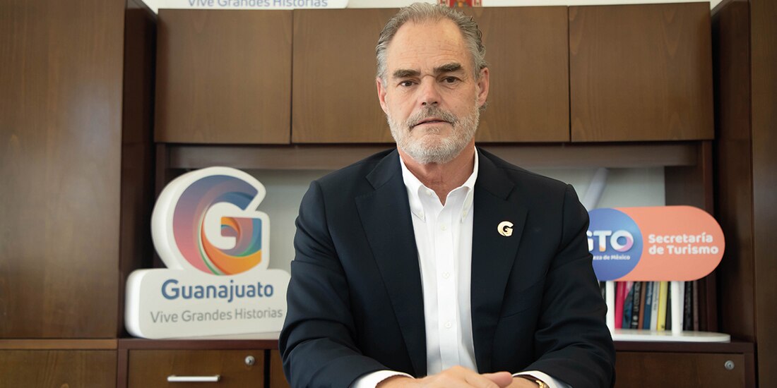 Juan José Álvarez, secretario de Turismo de Guanajuato, en una imagen.