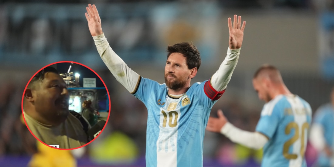 Aficionado argentino se quedó fuera del partido por culpa de su expareja.