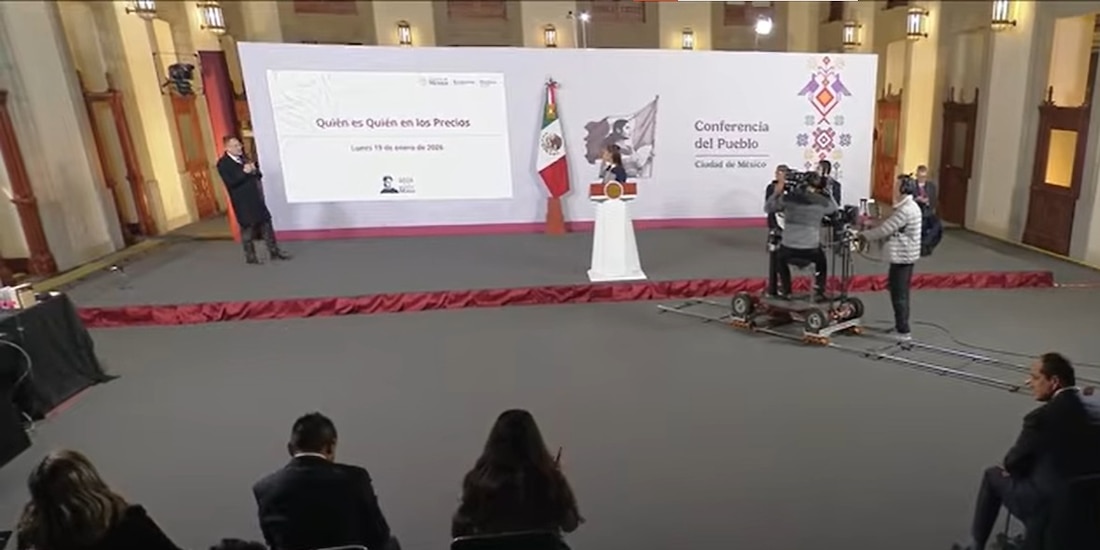 Reporte de la Profeco en la Mañanera.