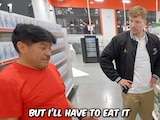 Juan García completa el reto de Mr Beast