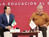 El secretario Mario Delgado Carrillo encabezó la mesa de negociaciones para resarcir las demandas históricas de los trabajadores de la Secretaría de Educación Pública.
