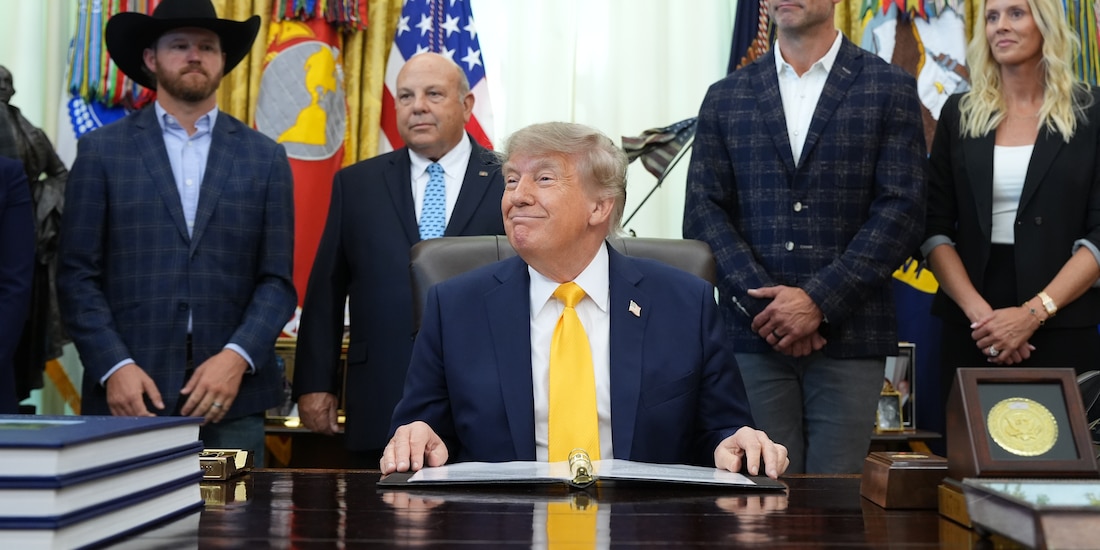 El presidente de Estados Unidos, Donald Trump
