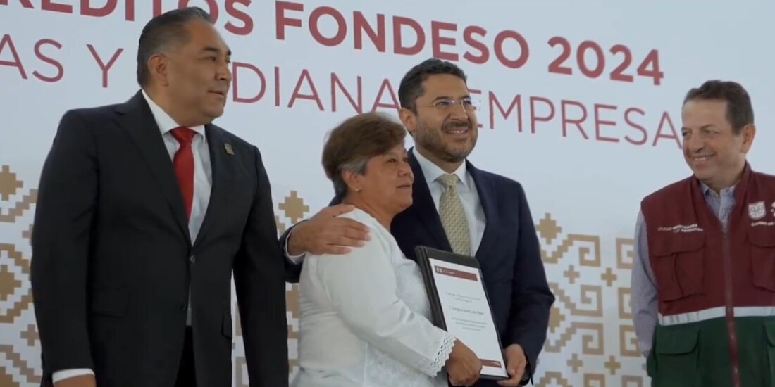 Gobierno de CDMX entrega más de 3 mil créditos para Mipymes.