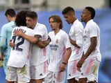 Jugadores del Real Madrid festejan un gol contra el Villarreal el pasado 22 de mayo en LaLiga de España.