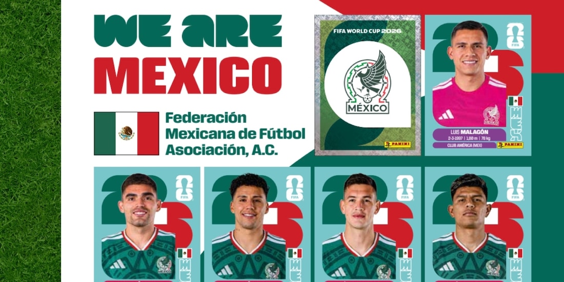Se revelaron las páginas que la Selección Mexicana tendrá en el álbum de la Copa del Mundo 2026