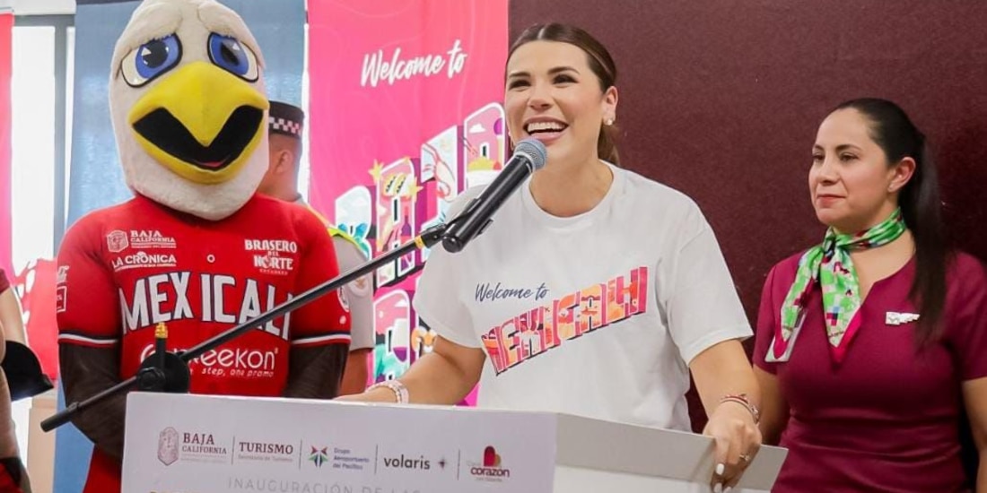 Gobierno de Marina del Pilar amplía conectividad aérea en Baja California.