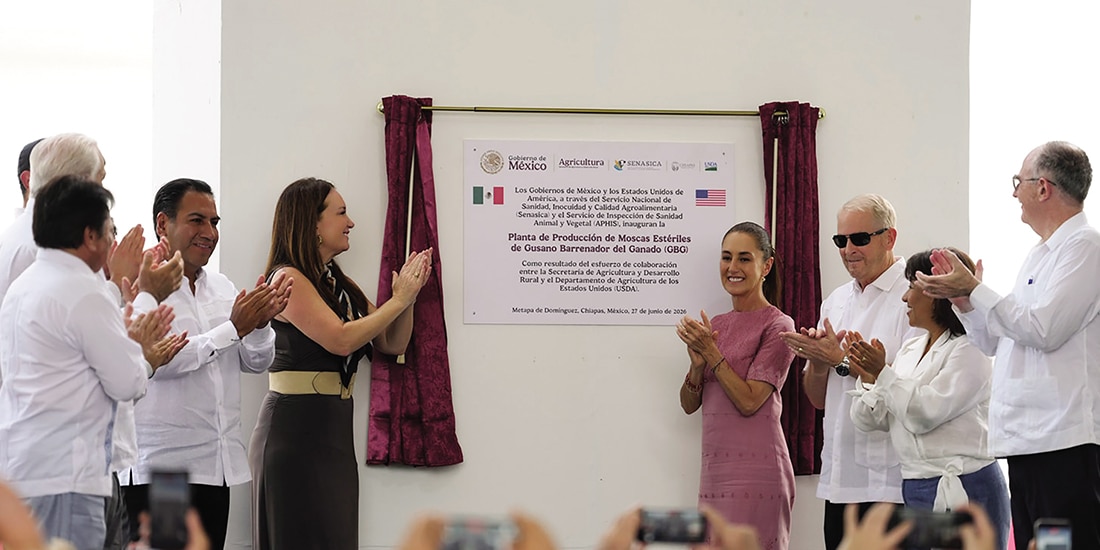 CLAUDIA Sheinbaum y Brooke Rollins, el sábado