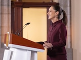Claudia Sheinbaum, en Palacio Nacional.