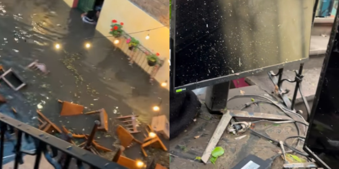 El negocio Cleofas Game Center fue uno de los más afectados tras las inundaciones en Puebla