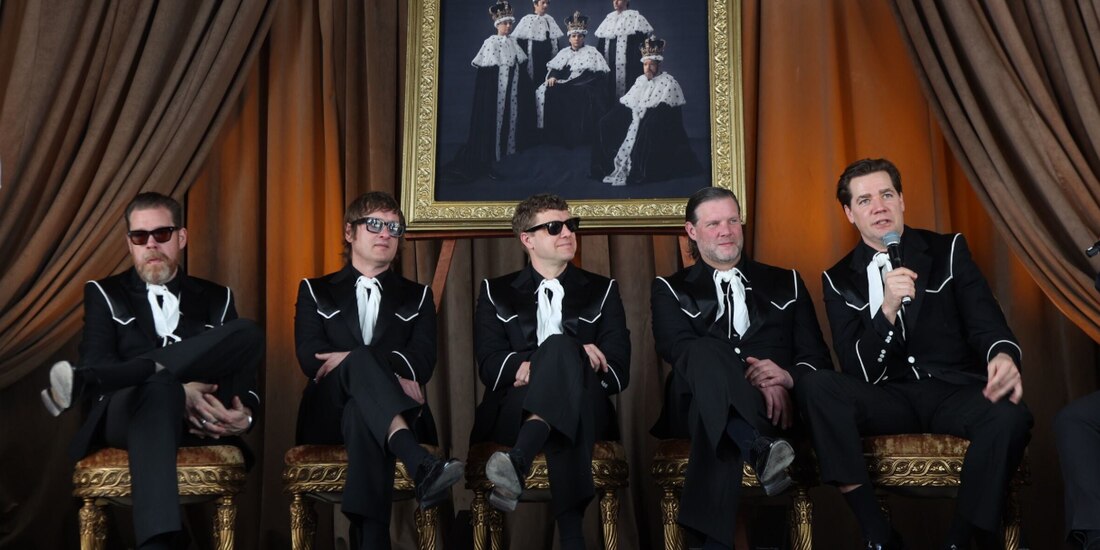 La agrupación, ayer en el Palacio Metropolitano de la capital del país.