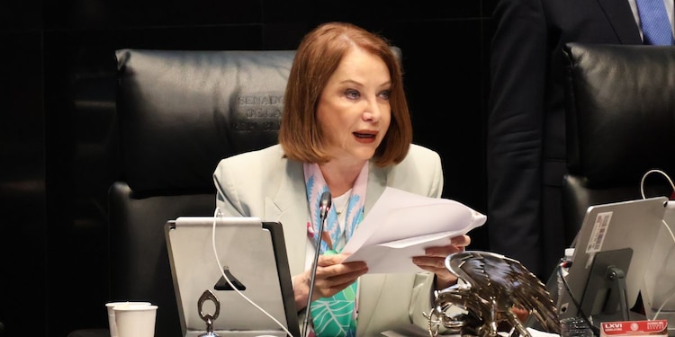 Laura Itzel Castillo, presidenta de la Mesa Directiva del Senado