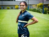 La mediocampista debutó con las Águilas en febrero de 2018.