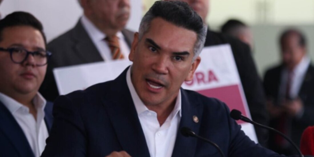 Alejandro Moreno en conferencia de prensa, el pasado 30 de julio.