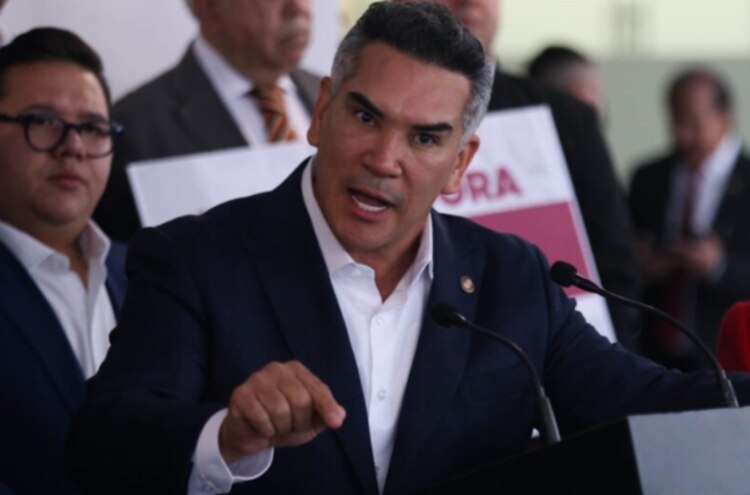 Alejandro Moreno en conferencia de prensa, el pasado 30 de julio.