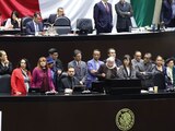 Morena y aliados aprueba la reforma de "supremacía constitucional" en San Lázaro.