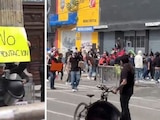 Entre tensión y reportes de ingreso del "bloque negro", marchan miles en Guadalajara por problema del agua.