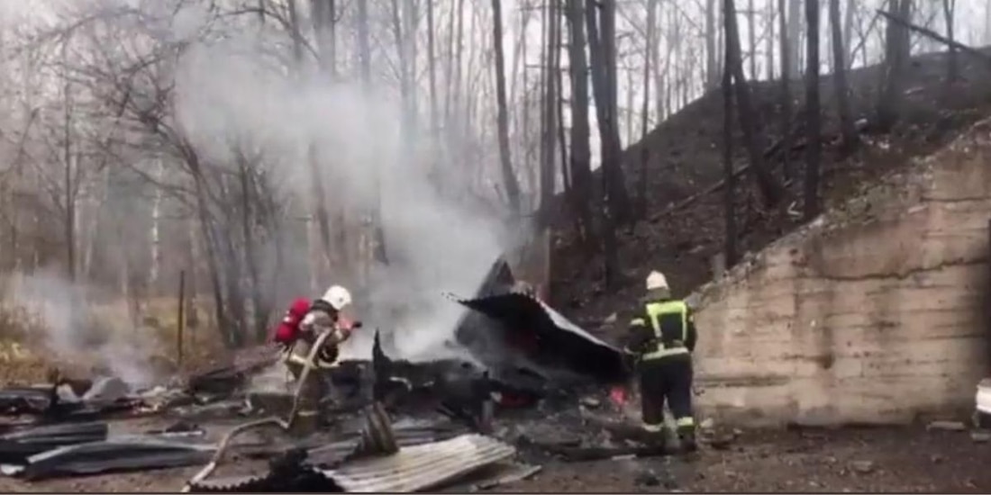 Al lugar arribaron más de 170 bomberos y cuerpos de emergencia tras el incendio registrado en la fábrica de explosivos.