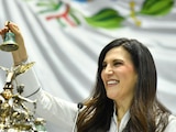 Kenia López Rabadán, actual presidenta de la mesa directiva