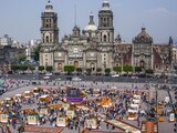 La estructura de la Mega Ofrenda del Zócalo representa el Códice Mendoza.